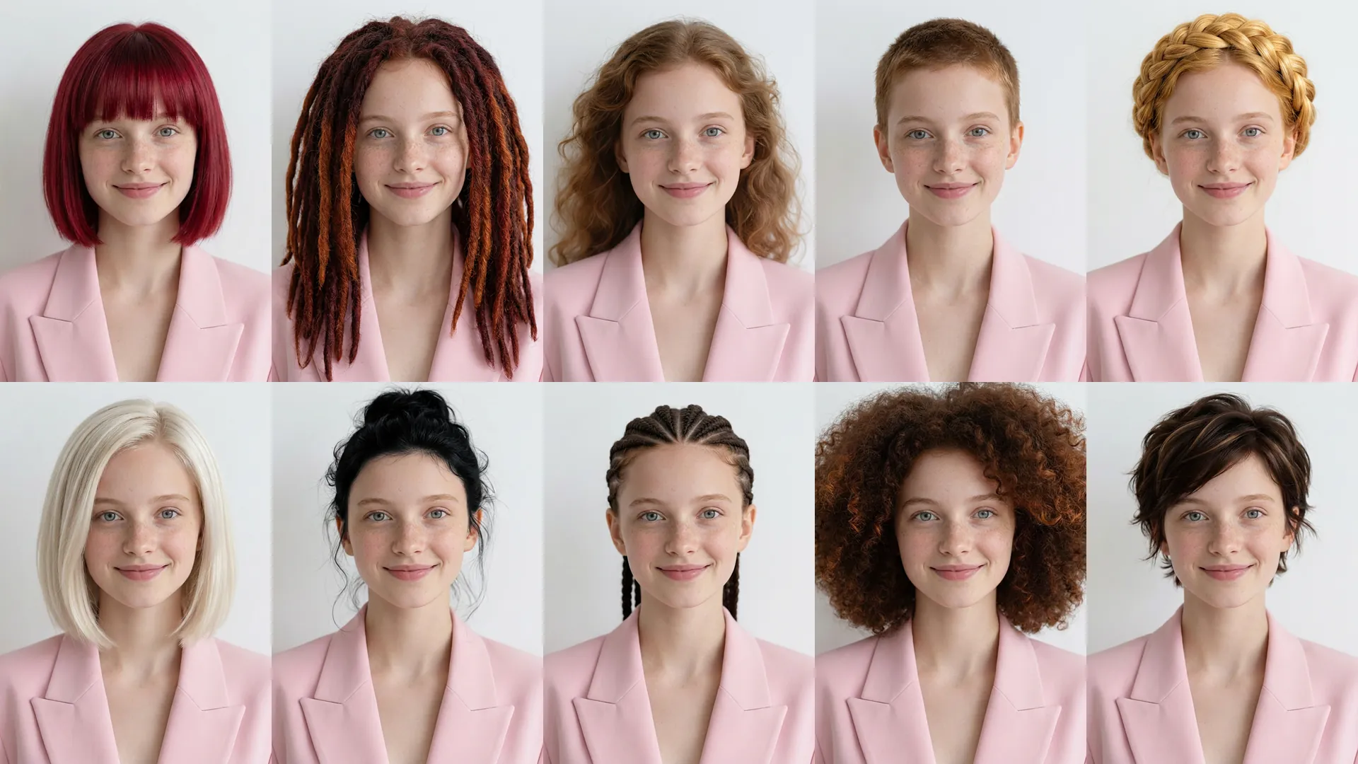 Blonde Filter AI hair transformation example